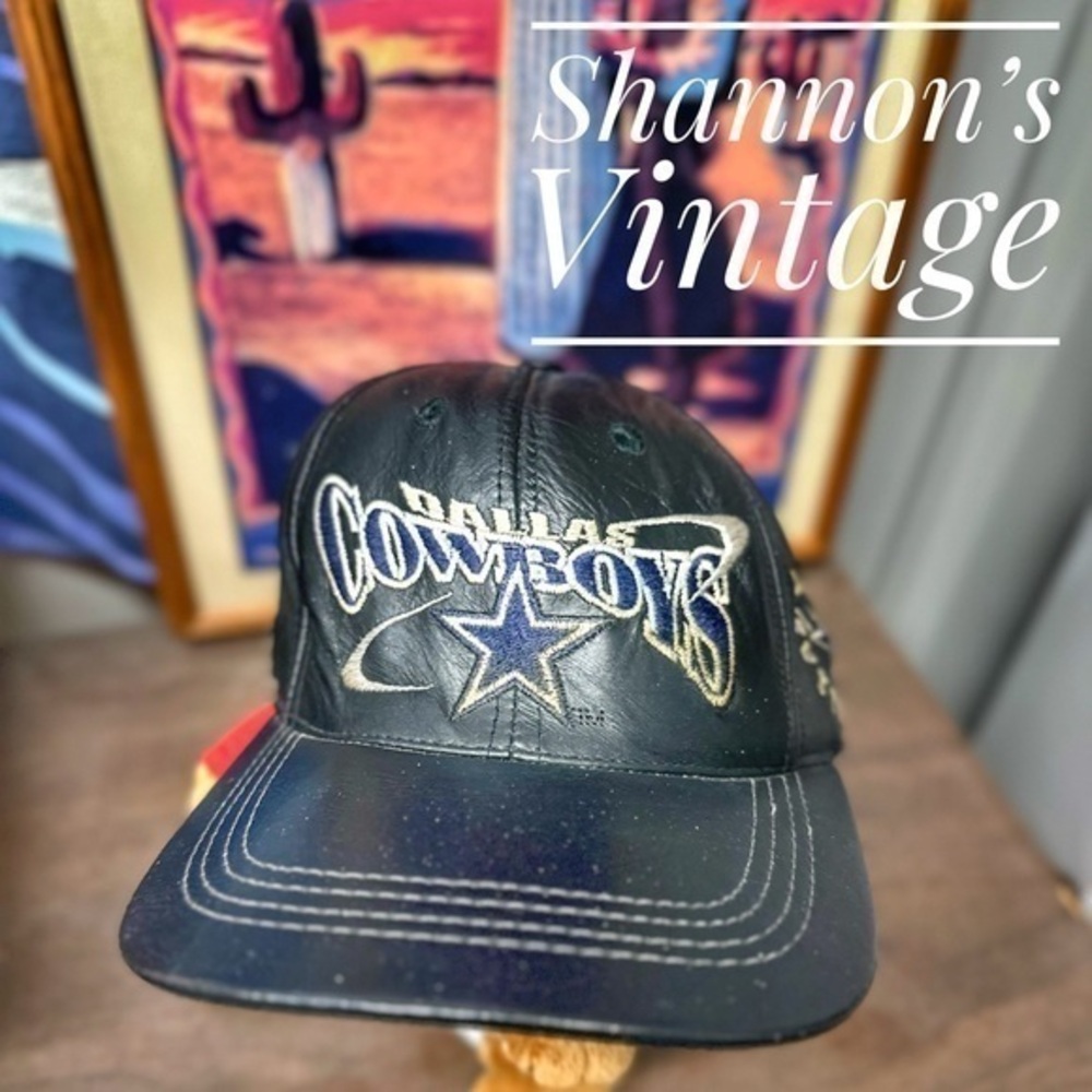 Dallas Cowboys Proelite VNTG 1990s leather hat